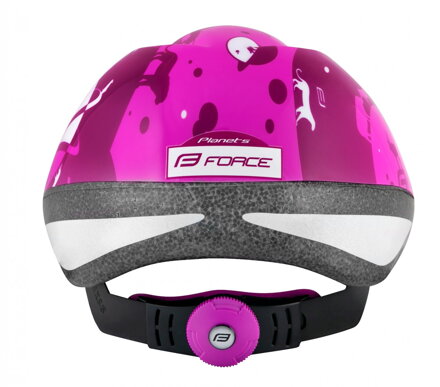 FORCE prilba FUN PLANETS detská ružovo-biela FORCE prilba FUN PLANETS detská ružovo-biela