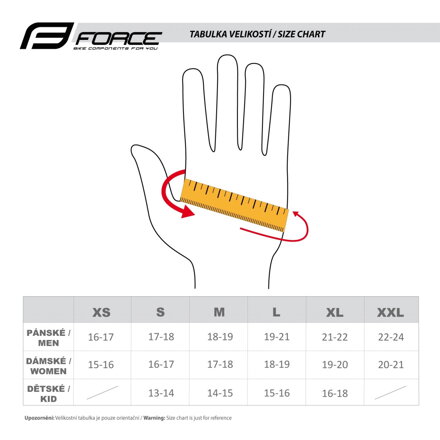 FORCE rukavice DARTS gél, bez zapínania, fluo-šedé FORCE rukavice DARTS gél, bez zapínania, fluo-šedé
