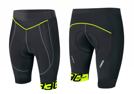 FORCE kraťasy B30 do pása s vložkou, čierno-fluo FORCE kraťasy B30 do pása s vložkou, čierno-fluo