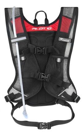 FORCE batoh PILOT PLUS 10 l + 2L rezervoár, čierno-červený FORCE batoh PILOT PLUS 10 l + 2L rezervoár, čierno-červený