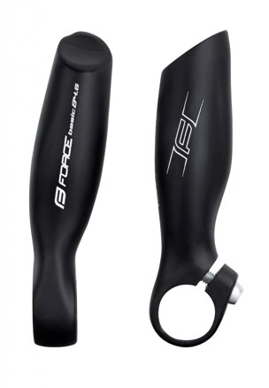 FORCE rohy B4.6 11,5 cm Al, čierne matné FORCE rohy B4.6 11,5 cm Al, čierne matné