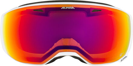 Lyžiarske okuliare Alpina ESTETICA HM bielo-fialové, Q-LITE rainbow Lyžiarske okuliare Alpina ESTETICA HM bielo-fialové, Q-LITE rainbow