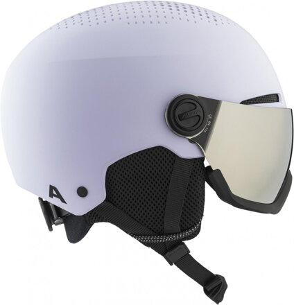 ALPINA Lyžiarska prilba ARBER VISOR Q-LITE fialová ALPINA Lyžiarska prilba ARBER VISOR Q-LITE fialová