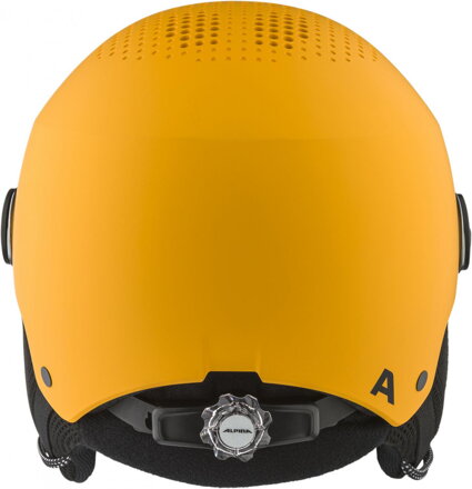 ALPINA Juniorská lyžiarska prilba ZUPO VISOR Q-LITE ohnivo žltá ALPINA Juniorská lyžiarska prilba ZUPO VISOR Q-LITE ohnivo žltá