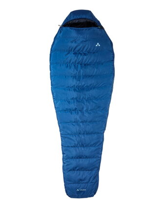 Vaude spací vak Hochgrat 300 DWN, ultramarine, ľavý