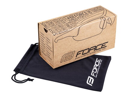 FORCE okuliare APEX, čierno-šedé, čierne kontrastné sklá FORCE okuliare APEX, čierno-šedé, čierne kontrastné sklá