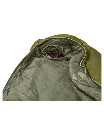 Vaude spací vak Selun 500 SYN, avocado, ľavý