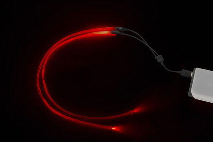 Vaude led svetlo "Light me up" na batohy, red