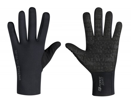 FORCE rukavice ASPECT neoprén, čierne FORCE rukavice ASPECT neoprén, čierne