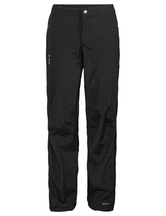 Vaude cyklistické nepremokavé nohavice Yaras Ryain Zip III, dámske, black