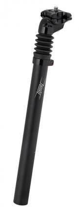 FORCE sedlovka BASIC P8.2 odpružená, 27,2/350/40mm, čierna