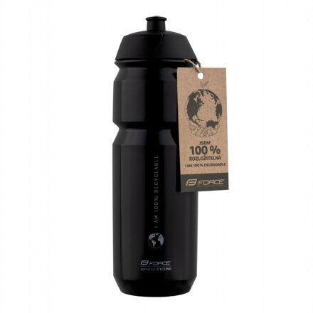 FORCE fľaša BIO EARTH 0,75 l, čierno-šedá FORCE fľaša BIO EARTH 0,75 l, čierno-šedá