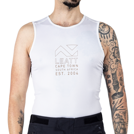 Leatt tričko Sleeveless Base, White Leatt tričko Sleeveless Base, White
