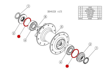 Novatec tesnenie prachovky 25x1,8mm Novatec tesnenie prachovky 25x1,8mm