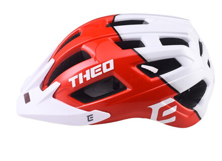 Extend cyklistická prilba THEO red-polar white, S/M (55-58cm) shine Extend cyklistická prilba THEO red-polar white, S/M (55-58cm) shine