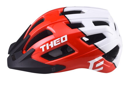 Extend cyklistická prilba THEO red-polar white, M/L (58-62cm) shine Extend cyklistická prilba THEO red-polar white, M/L (58-62cm) shine