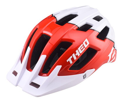 Extend cyklistická prilba THEO red-polar white, M/L (58-62cm) shine Extend cyklistická prilba THEO red-polar white, M/L (58-62cm) shine