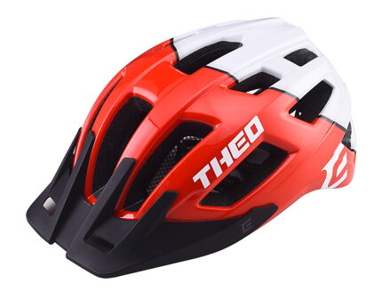 Extend cyklistická prilba THEO red-polar white, M/L (58-62cm) shine Extend cyklistická prilba THEO red-polar white, M/L (58-62cm) shine