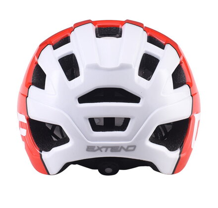 Extend cyklistická prilba THEO red-polar white, M/L (58-62cm) shine Extend cyklistická prilba THEO red-polar white, M/L (58-62cm) shine