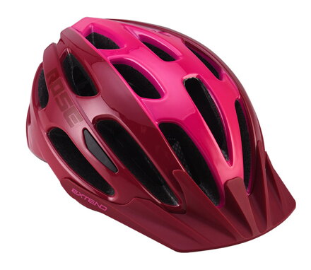 Extend cyklistická prilba ROSE bordou-Lady pink, M/L (58-62cm) shine Extend cyklistická prilba ROSE bordou-Lady pink, M/L (58-62cm) shine