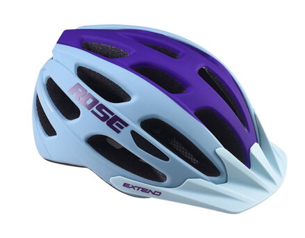 Extend cyklistická prilba ROSE light blue-night violet, S/M (55-58cm) matt Extend cyklistická prilba ROSE light blue-night violet, S/M (55-58cm) matt
