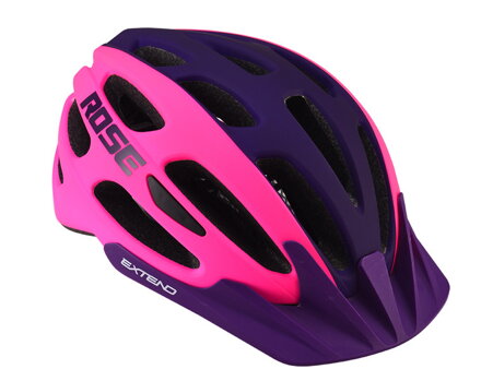 Extend cyklistická prilba ROSE pink-night violet, M/L (58-62cm) matt Extend cyklistická prilba ROSE pink-night violet, M/L (58-62cm) matt