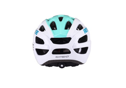 Extend cyklistická prilba ROSE white-green, M/L (58-62cm) shine