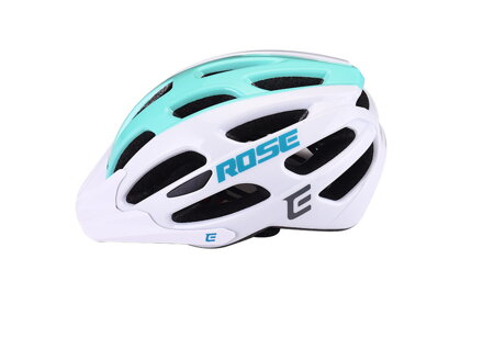 Extend cyklistická prilba ROSE white-green, M/L (58-62cm) shine