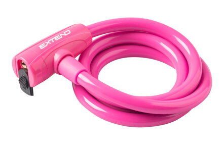Extend zámok na bicykel COMPANION 12*1200mm, pink Extend zámok na bicykel COMPANION 12*1200mm, pink