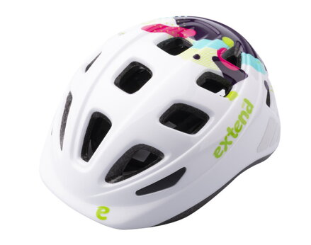 Extend prilba COBBY multi-white-violet XS/S (48-50 cm) shine Extend prilba COBBY multi-white-violet XS/S (48-50 cm) shine