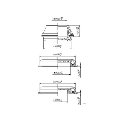 Extend hlavové zloženie H868P, 1 1/8"-1,5" tappered Extend hlavové zloženie H868P, 1 1/8"-1,5" tappered