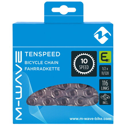 M-Wave reťaz TENSPEED (ebike 10-speed) 116 článková M-Wave reťaz TENSPEED (ebike 10-speed) 116 článková