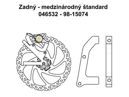 Hayes adaptér IS zadný 203mm Hayes adaptér IS zadný 203mm