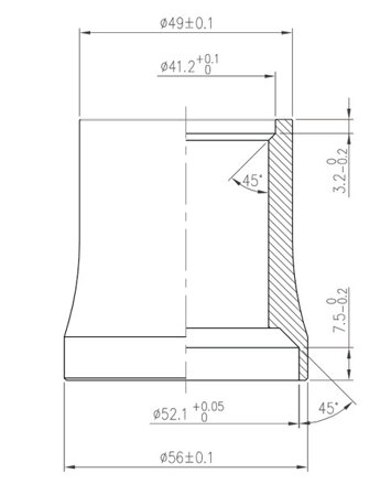 FSA hlavové zloženie ORBIT IS-2/49E/ACB 7.8mm alloy 1-1/8 to 1.5-OD 49/56