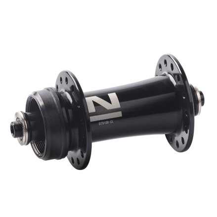 Novatec náboj D791SB-CL, predný, 28-dierový, čierny (N-logo)