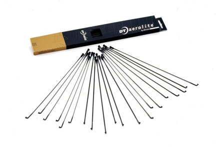 DT Swiss drôt DT AeroLite 250mm čierny + nipel