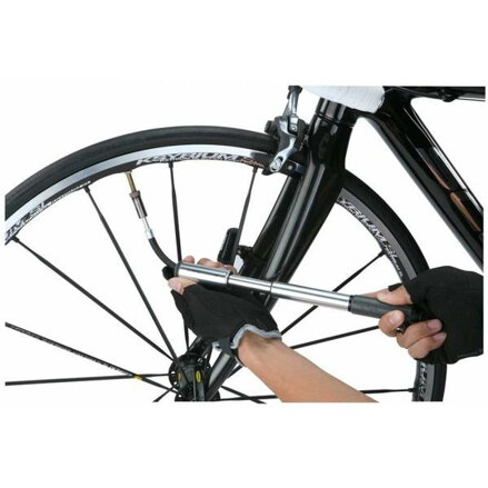 Topeak mini-hustilka RACE ROCKET HPX strieborná Topeak mini-hustilka RACE ROCKET HPX strieborná