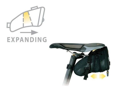 Topeak taška podsedlová AERO WEDGE PACK, Medium, popruh Topeak taška podsedlová AERO WEDGE PACK, Medium, popruh