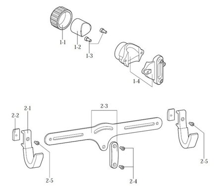 Topeak horný 3. hák pre stojan DUAL TOUCH Topeak horný 3. hák pre stojan DUAL TOUCH