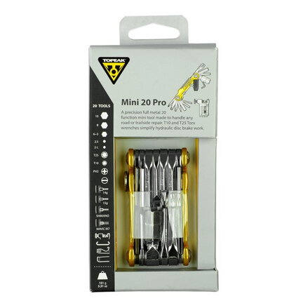 Topeak multikľúč MINI 20 PRO Topeak multikľúč MINI 20 PRO