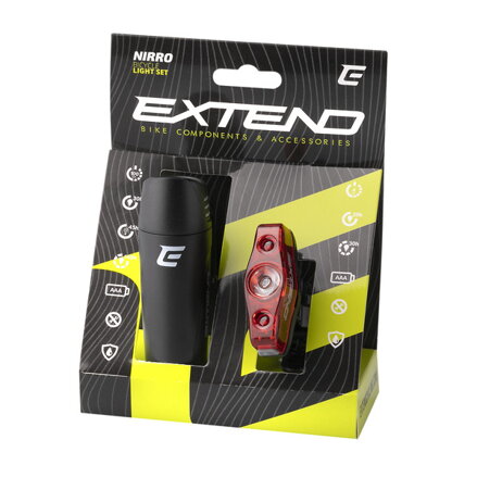 Extend sada osvetlenia NIRRO, 100 lm + 4 lm