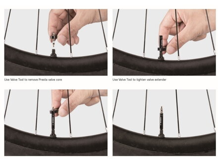 Topeak ventilový predlžovací adaptér VALVE EXTENDER 28mm (2 ks) Topeak ventilový predlžovací adaptér VALVE EXTENDER 28mm (2 ks)