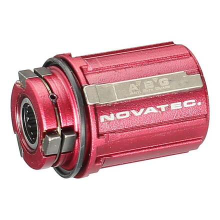 Novatec E ABG orech, 3-západkový, Shimano HG9, hliník, OEM
