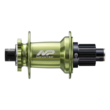 Novatec XD602SB/A-B12-MS Boost zadný náboj, 32 dier, 12x148 mm, 6 dier, orech Microspline, zelená, OEM