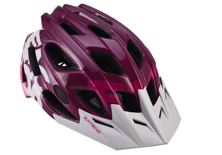 Extend prilba FACTOR bordo-grey M/L (58-61cm) shine Extend prilba FACTOR bordo-grey M/L (58-61cm) shine