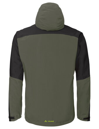 Vaude cyklistická bunda Moab Rain, pánska, khaki