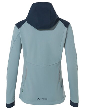Vaude cyklistická bunda Qimsa Softshell, dámska, cloudy blue