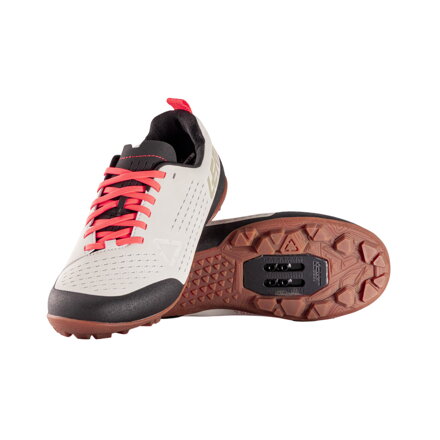 LEATT cyklistická obuv Clip 2.0 Endurance  , Cream white