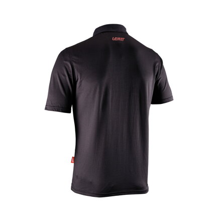 LEATT Polo tričko Team krátky rukáv  , Black