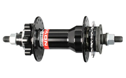 Novatec D256SBT, zadný náboj, 32 dier, M10x185x135, 12-zubový, OEM